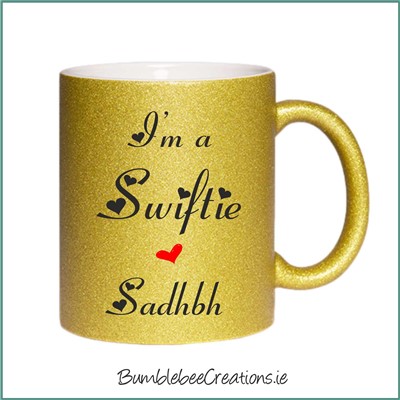 Taylor Swift Mug : Gold Swiftie B
